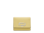 Pia de Lancel - Portefeuille compact medium rabat - Petit modèle - Cuir de chèvre grainé