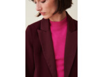 Veste tailleur boutonnée ceinturée