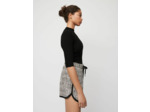 Short façon tweed contrasté