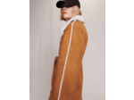 Manteau long shearling