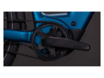 Vélo urbain électrique SUPREME HYBRID DELUXE PRO 600 Bleu/Chrome