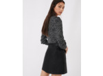 Chemise en crêpe imprimé