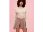 Jupe-short en pied-de-poule