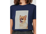 Tee-shirt avec impression "chien"