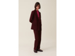 Veste tailleur boutonnée ceinturée