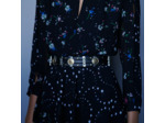 Ceinture taille haute en cuir