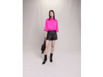 Blouse satinée jacquard