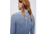 Robe en mohair col montant