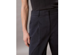 PANTALONS PLEATS EN COTON CHINO