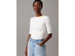 TOP RIB MODAL AVEC DOS EN COUPE SCOOP