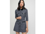 Robe en jacquard nœuds