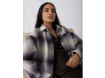 Blouson façon surchemise à carreaux