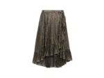 Jupe mi-longue en lurex
