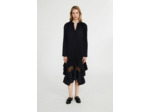 Robe plissée à volant