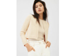 Cardigan fin en jacquard