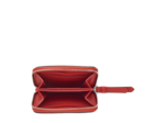 Lettrines de Lancel - Portefeuille continental zippé - Petit modèle - Rouge Lancel