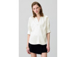 Blouse fluide col tunisien