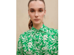 Chemise satinée imprimée