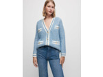 Cardigan en maille lurex fantaisie