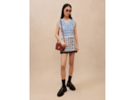 Pull sans manches en jacquard