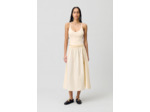 Robe mi-longue buste maille