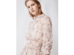 Floral dress with ruffles