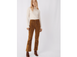 Pantalon droit en velours