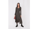 Robe en satin imprimé