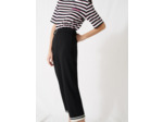 Pantalon à boucle cœur et ourlets sporty