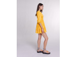 Robe courte froncée