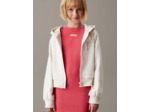 HOODIE ZIP FLEURI