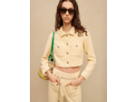 Veste de tailleur courte en tweed