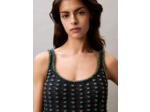 TANK TOP À CROCHET PERLÉ