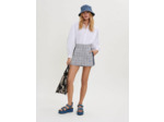 Short trompe l'œil en tweed