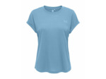 T-shirt Femme ONPFREI LIFE EMBR SS BAT LOOSE JRS TEE Bleu