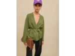 Gilet à bords tressés