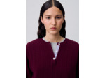 Pull maille col tunisien