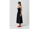 Robe mi-longue buste maille