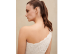 Top en maille asymétrique