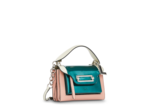 Clic de Lancel - Sac porté croisé - Moyen modèle - Cuir de vachette grainé, spazzolato et lisse avec bandoulière chaine et cuir