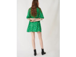 Robe en jacquard satin imprimé