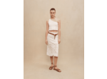 Top en maille asymétrique