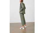 Pantalon de costume kaki en laine froide