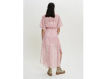 Robe foulard fluide à imprimé cachemire
