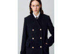 Manteau long croisé