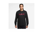 Sweat Homme M J DF SPT GFX LS CREW Noir
