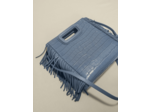 Sac M en cuir croco