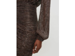 Robe en lurex drapée