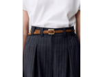 Ceinture suède boucle dorée