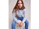 Cardigan à carreaux